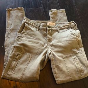 Banana Republic Tan Skinny Jumpsuit